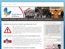 Tablet Screenshot of liberal-belarus.org